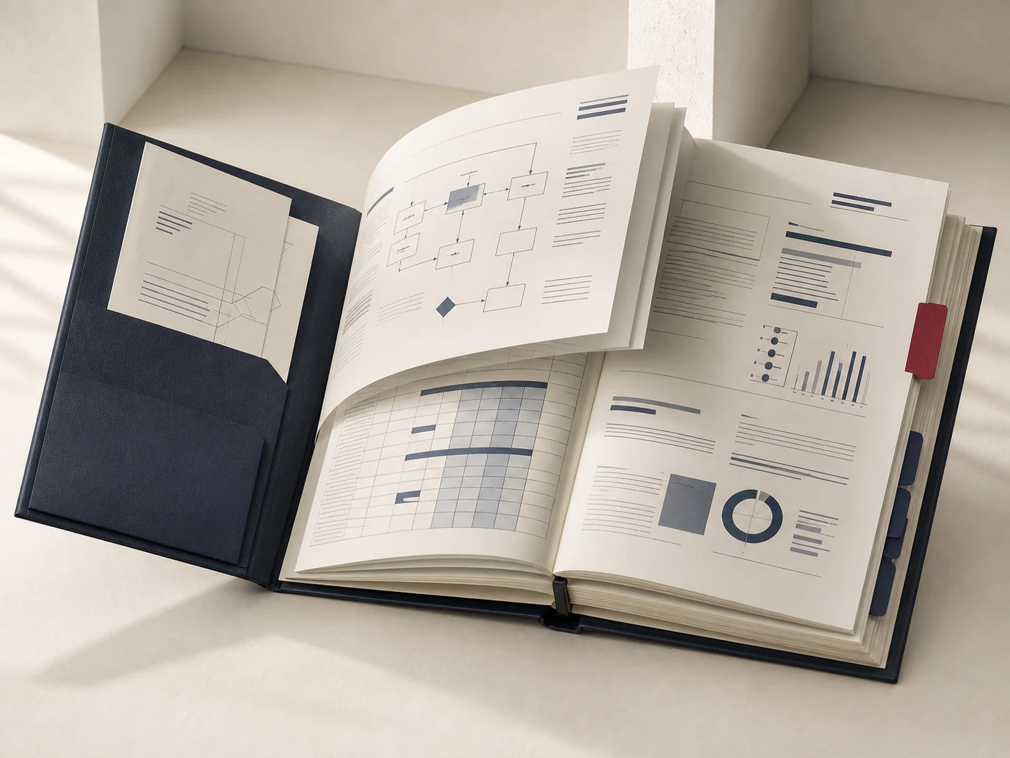 Expediente académico con mapas, matrices y evidencia de aprendizaje
